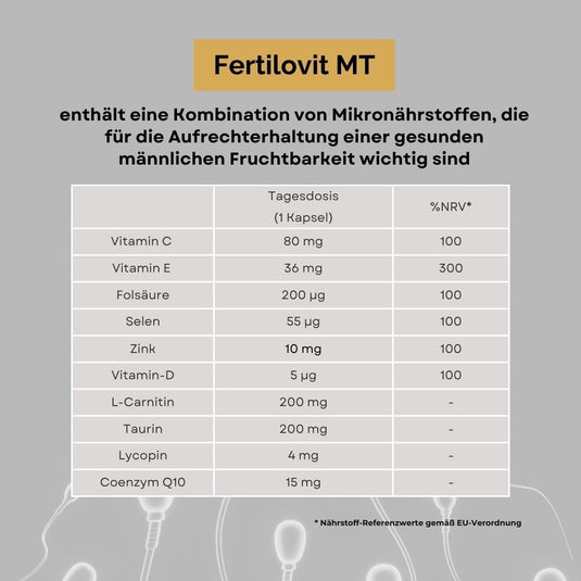 فيرتيلوفيت إم تي للرجال 90 كبسولة - Fertilovit MT For Men 90 Capsules