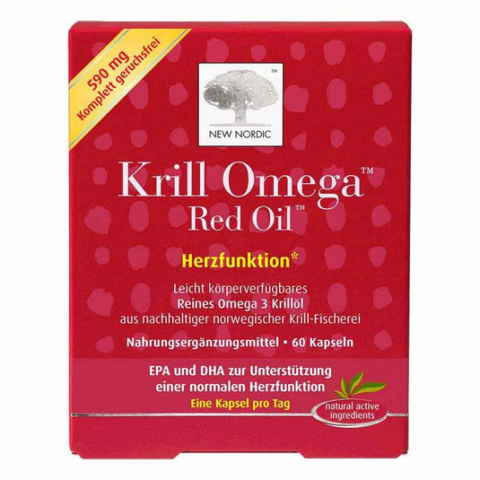 نيو نوردك كريل أوميجا 60 كبسولة - NEW NORDIC Krill Omega 60 Capsules