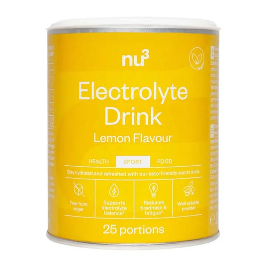 نو3 مشروب إلكترولايت بنكهة الليمون 250 جم - nu3 Electrolyte Drink 250 Gm Lemon