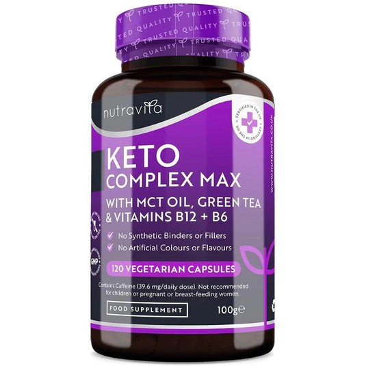 نوترافيتا كيتو كومبلكس ماكس 120 كبسولة - Nutravita Keto Complex Max 120 Caps