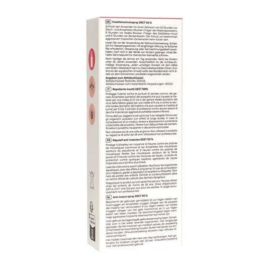 ريدكير سبراي طارد للحشرات بتركيز 50% دييت 100 مل - Redcare insect repellent spray DEET 50% 100 ml