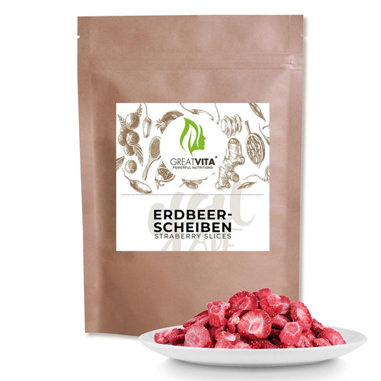 GreatVita Freeze-Dried Strawberries 250 g