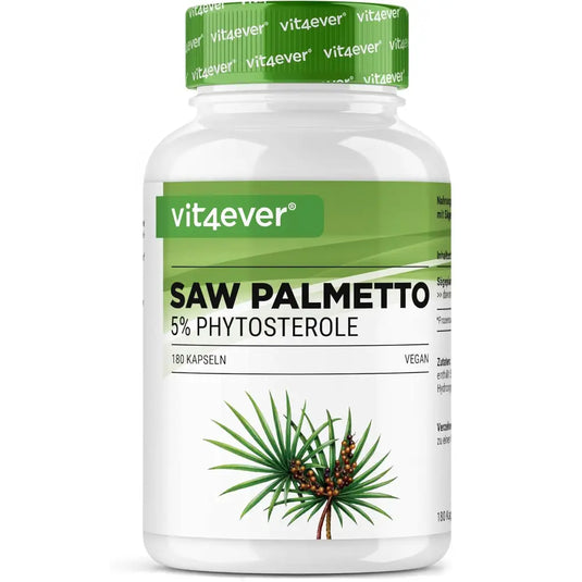 فيت فور إيفر ساو بالميتو 500 مجم 180 كبسولة - Vit4ever Saw Palmetto 500 Mg 180 Capsules