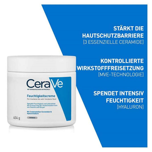 سيرافي كريم مرطب 454 جم - CeraVe Moisturizing Cream 454 gm - GermanVit - Saudi arabia