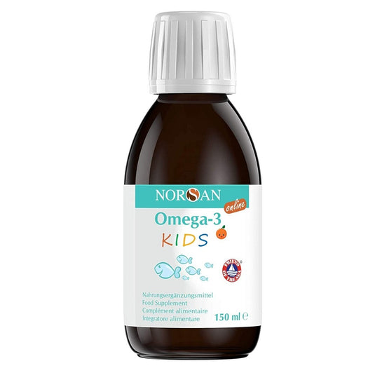 أوميجا-3 شراب للأطفال 150 مل - NORSAN Omega-3 Kids Liquid 150 ml - GermanVit - Saudi arabia