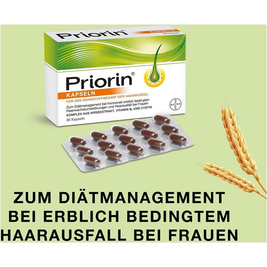 كبسولات برايورين للشعر 30 كبسولة - Priorin Hair 30 Caps - GermanVit - Saudi arabia