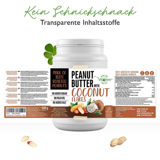 Vit4ever Pure Peanut Butter 1000 gm