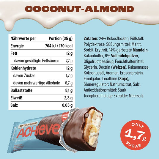 أهيد أتشيف كيتو بار 18*35 جرام - ahead ACHieve KETO Bars 18*35 gm - GermanVit - Saudi arabia