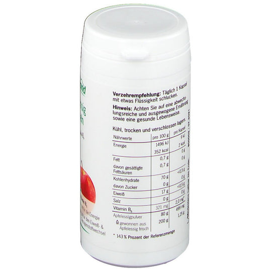 خل التفاح الطبيعي 60 كبسولة - Bergland Apple Cider Vinegar 60 Caps - GermanVit - Saudi arabia