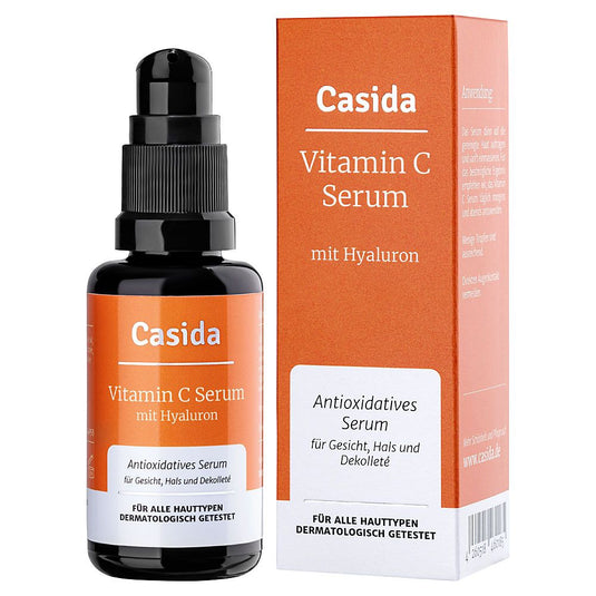 كاسيدا فيتامين سي سيروم 30 مل - Casida Vitamin C Serum mit Hyaluron 30 ml - GermanVit - Saudi arabia