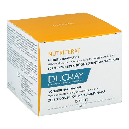 دوكراي نيوتريسيرات قناع للشعر المتضرر 150 مل - DUCRAY NUTRICERAT Hair Mask 150 ml - GermanVit - Saudi arabia