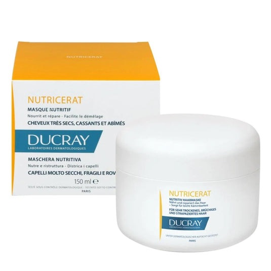 دوكراي نيوتريسيرات قناع للشعر المتضرر 150 مل - DUCRAY NUTRICERAT Hair Mask 150 ml - GermanVit - Saudi arabia