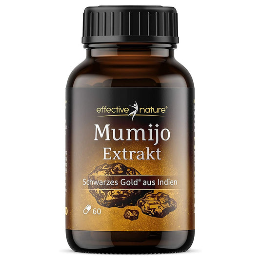 موميجو شيلاجيت 60 كبسول نباتي - effective nature Mumijo Shilajit Extract 60 Vegan Caps - GermanVit - Saudi arabia