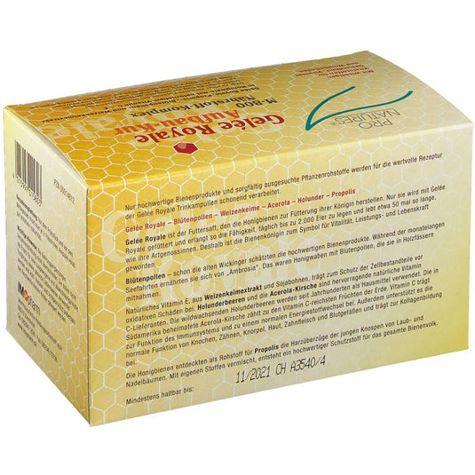 رويال جيلي كومبلكس 14 أمبول شراب - PRO NATURES Royal Jelly M-800 14*20 ml Drinking Amp - GermanVit - Saudi arabia