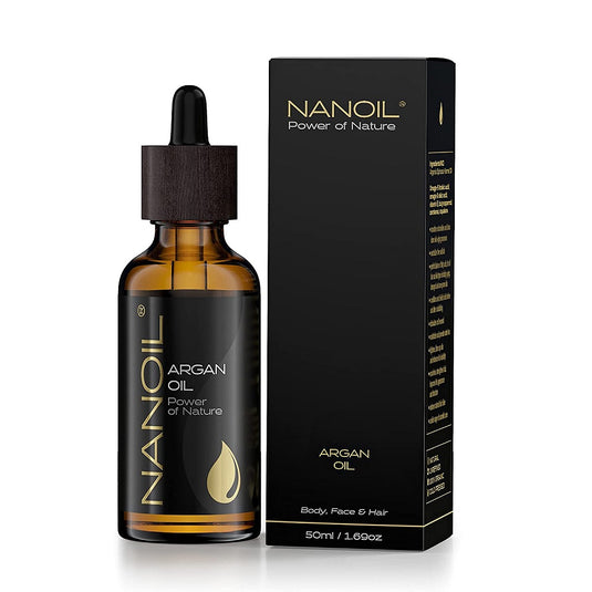 زيت الأرجان الخام العضوي 50 مل - NANOIL Argan Oil 50 ml - GermanVit - Saudi arabia