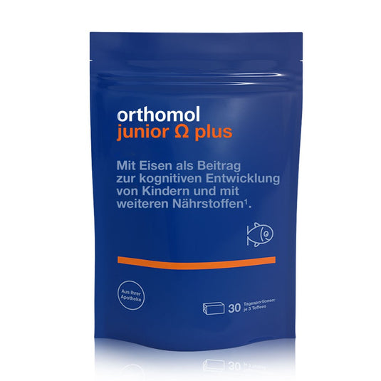 أورثومول جونيور أوميجا بلس 30 جرعة مضغ - Orthomol Junior Omega Plus Chews 30 Doses - GermanVit - Saudi arabia