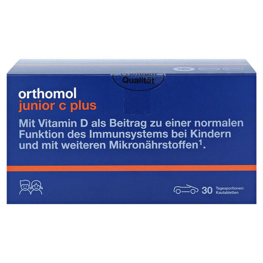 أورثومول جونيور سي بلس 30 جرعة مضغ - Orthomol Junior C plus chews 30 Doses - GermanVit - Saudi arabia