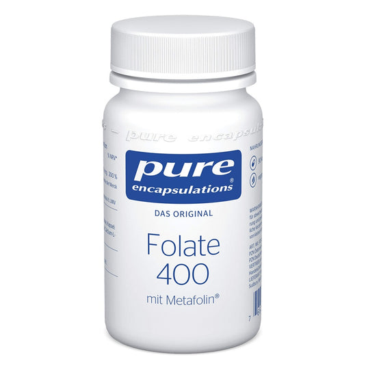 حمض الفوليك 400 ميكج 90 كبسولة - Pure Encapsulations Folate 400 μg 90 Caps - GermanVit - Saudi arabia