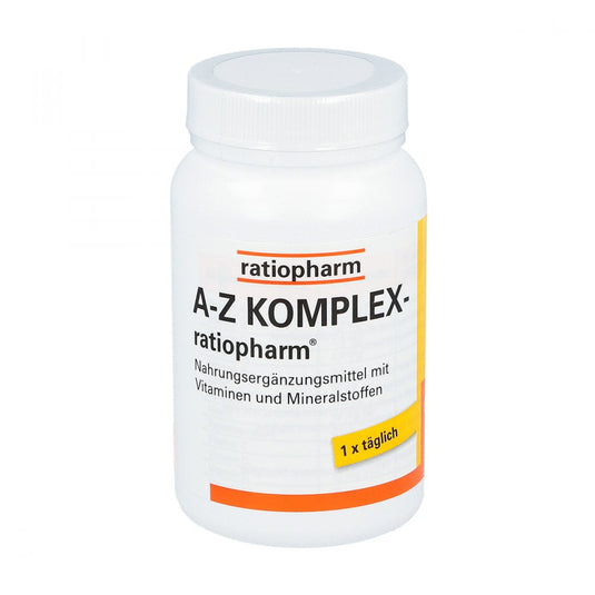 ايه-زد فيتامينات متعددة 100 قرص - Ratiopharm A-Z Komplex 100 Tabs - GermanVit - Saudi arabia