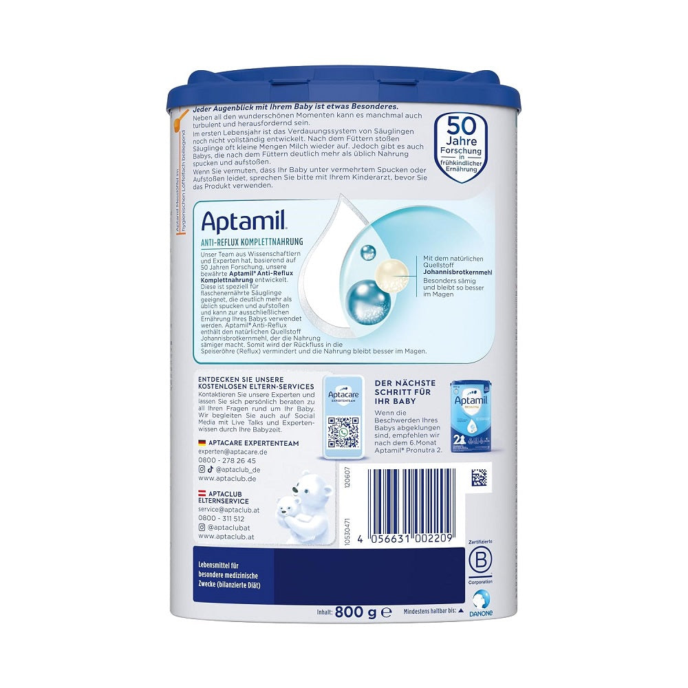 Aptamil Anti-Reflux Baby Milk Powder 800 gm