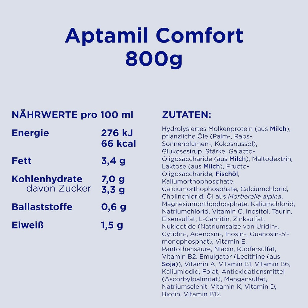 Aptamil Comfort Baby Milk Powder 800 gm
