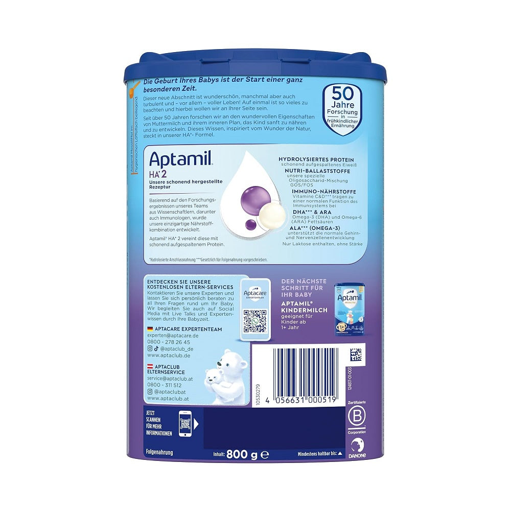 Aptamil HA 2 After 6th Month Milk Powder 800 g
