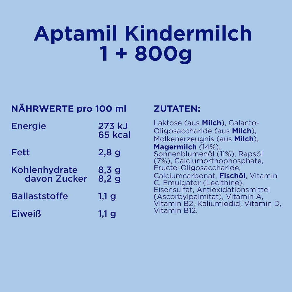 Aptamil PRONUTRA Milk 1 Plus from 1 Year 800 gm