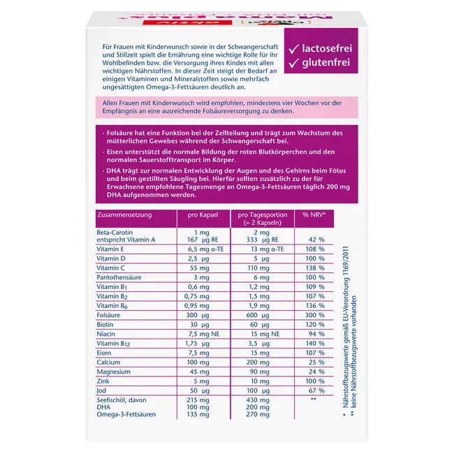 Doppelherz system Pregnant Women + Mothers 30 Doses