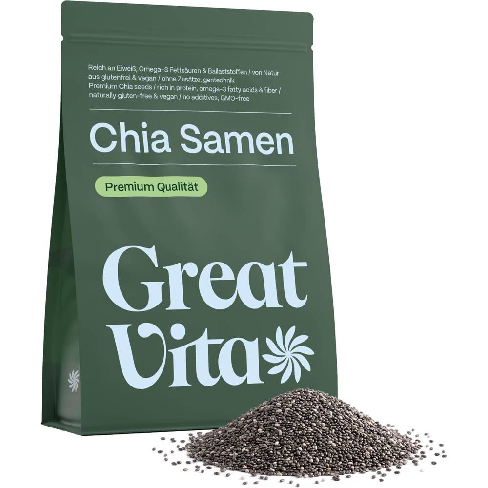 GreatVita Natural Chia Seeds 1 kg
