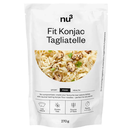 نو3 فيت تاليا تيللي الكونجاك 270 جم - nu3 Fit Konjac Tagliatelle 270 Gm