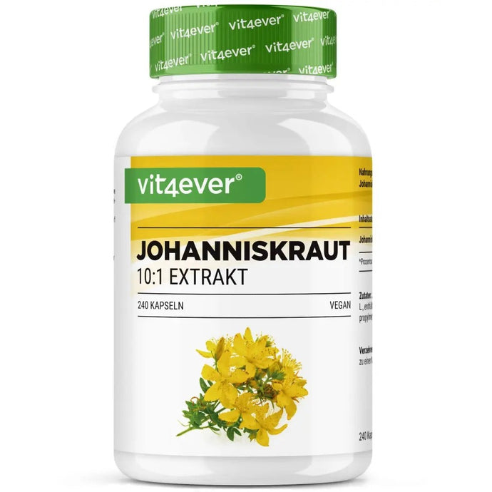 فيت فور إيفر عشبة القديس يوحنا 500 مجم 240 كبسولة - Vit4ever St. John's wort 500 mg 240 capsules