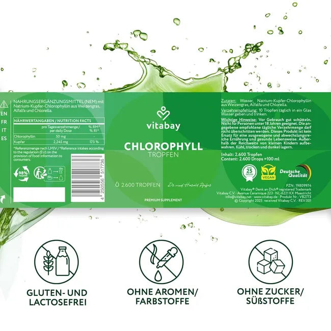 Vegavero Gouttes de Chlorophylle 60 ml