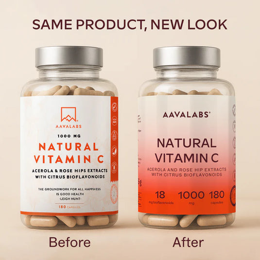 فيتامين سي طبيعي 180 كبسولة - AAVALABS Vitamin C 180 Capsules
