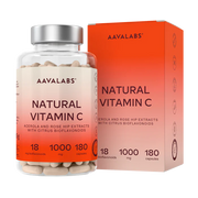فيتامين سي طبيعي 180 كبسولة - AAVALABS Vitamin C 180 Capsules
