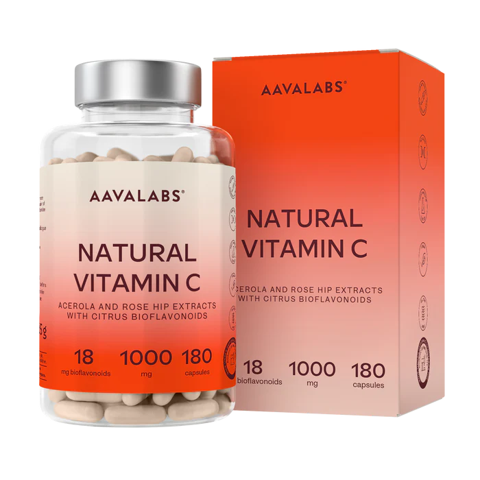 حميل الصورة في عارض المعرض ، فيتامين سي طبيعي 180 كبسولة - AAVALABS Vitamin C 180 Capsules
