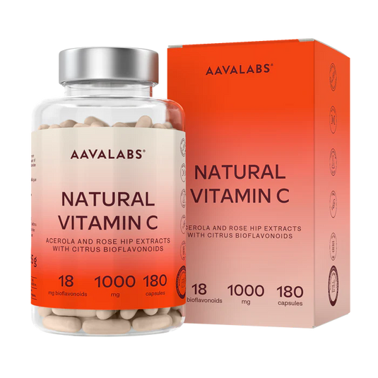 فيتامين سي طبيعي 180 كبسولة - AAVALABS Vitamin C 180 Capsules