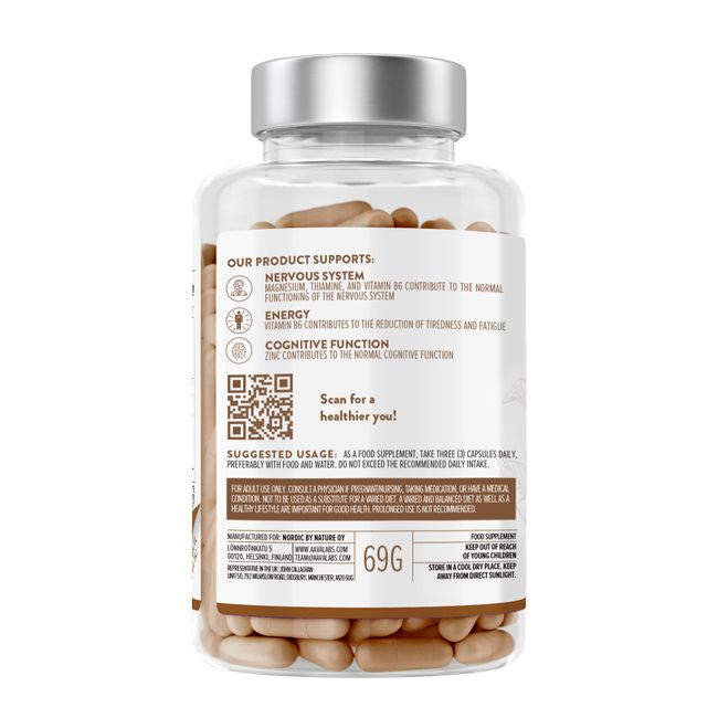 حميل الصورة في عارض المعرض ، أشواغاندا مع فيتامينات ومعادن 120 كبسولة - AAVALABS Ashwagandha Root Extract 120 Caps
