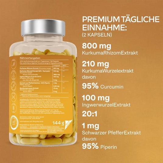 كركم مع الكركمين والفلفل والزنجبيل 180 كبسولة - AAVALABS Turmeric with Curcumin, Pepper & Ginger 180 Capsules