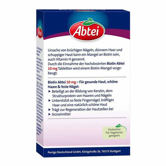 Abtei Biotin 10 mg 30 Tablets
