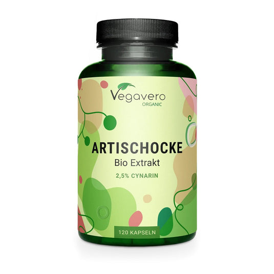 خلاصة الخرشوف العضوي فيغافيرو 120 كبسولة - Vegavero Organic Artichoke 120 Capsules
