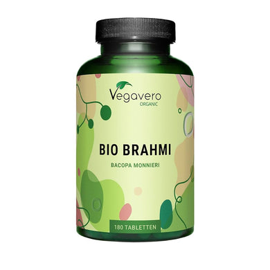 فيغافيرو باكوبا مونيري العضوي 180 قرص - Vegavero Organic Bacopa Monnieri 180 Tablets