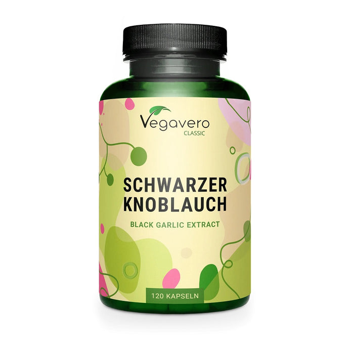 خلاصة الثوم الأسود فيغافيرو 120 كبسولة - Vegavero Black Garlic 120 Capsules