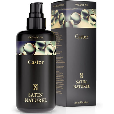 زيت الخروع العضوي 200 مل - Satin Naturel Organic Castor Oil 200 ml