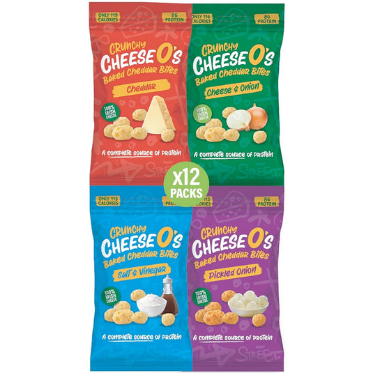 تشيز أوز بوف قطع جبن منفوخة مشكّلة 12 كيس × 20 جم - CheeseO's Puff Cheese Nuggets Varieties 12 Bags of 20 g