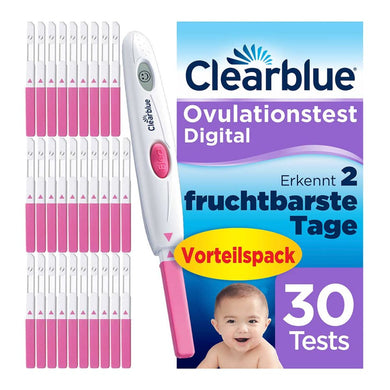 كليربلو اختبار الإباضة الرقمي 30 اختبار - Clearblue Ovulation Test Digital 30 Tests