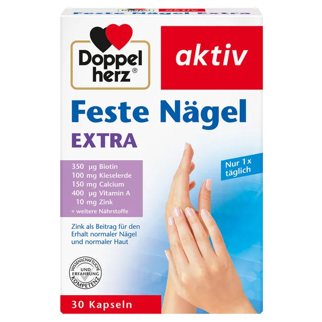 دوبل هيرز اكتيف سترونج نيلز اكسترا 30 كبسولة - Doppelherz active Strong Nails EXTRA 30 Capsules
