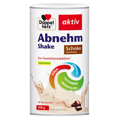 دوبل هيرز اكتيف بديل وجبة شوكولاته 250 جم - Doppelherz active weight loss shake Chocolate flavor 250 Gm (Copy)