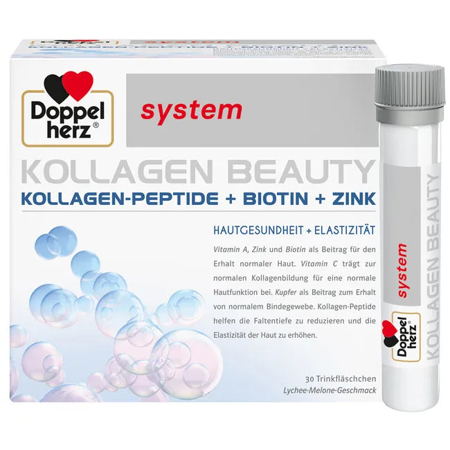 دوبل هيرز سيستم كولاجين بيوتي 30 أمبول - Doppelherz system COLLAGEN Beauty 30 Apmoules
