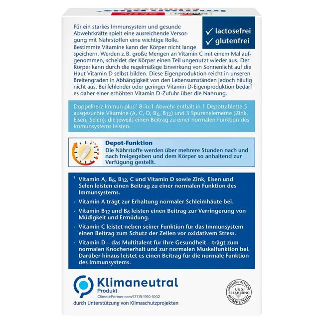 حميل الصورة في عارض المعرض ، دوبل هيرز إميون بلس إشنسيا 120 قرص- Doppelherz Immune plus Echinacea 120 Tablets

