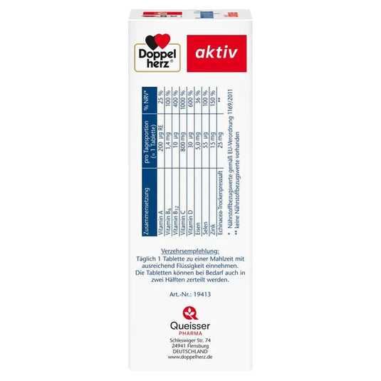 دوبل هيرز إميون بلس إشنسيا 120 قرص- Doppelherz Immune plus Echinacea 120 Tablets